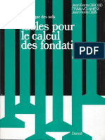 Table Pour Calcul Des Fondations - Jean Pierre Giroud - Tome 3