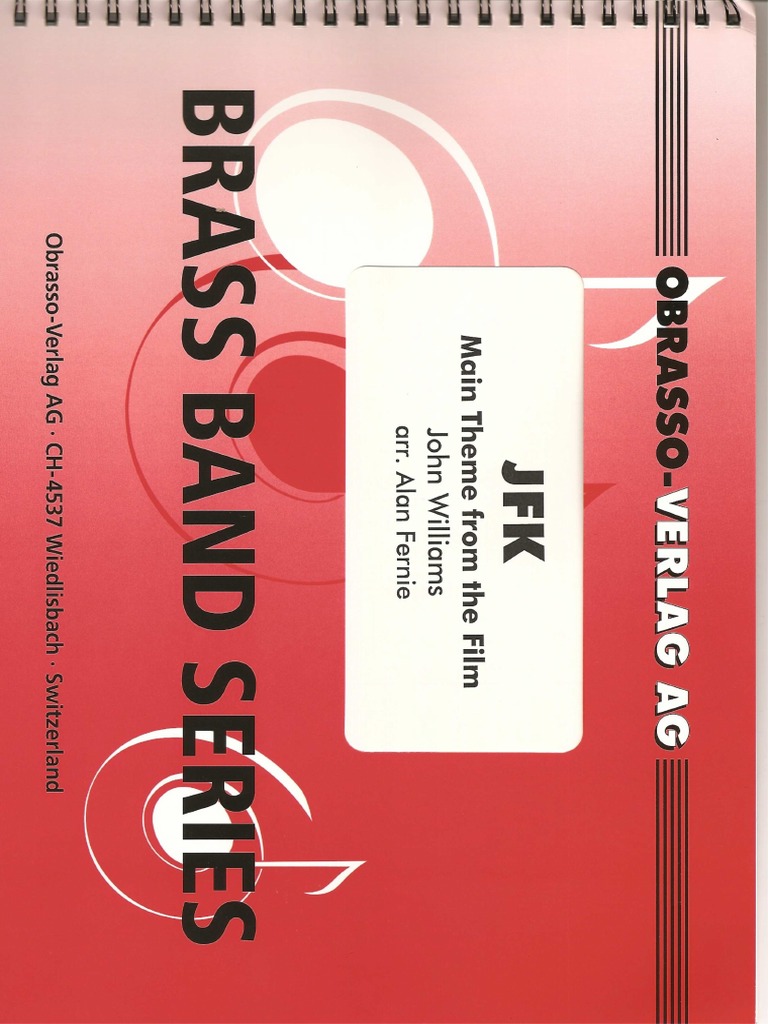 JFK Full Score and Parts Brass Band | PDF