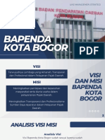 Analisis Bapenda Kota Bogor
