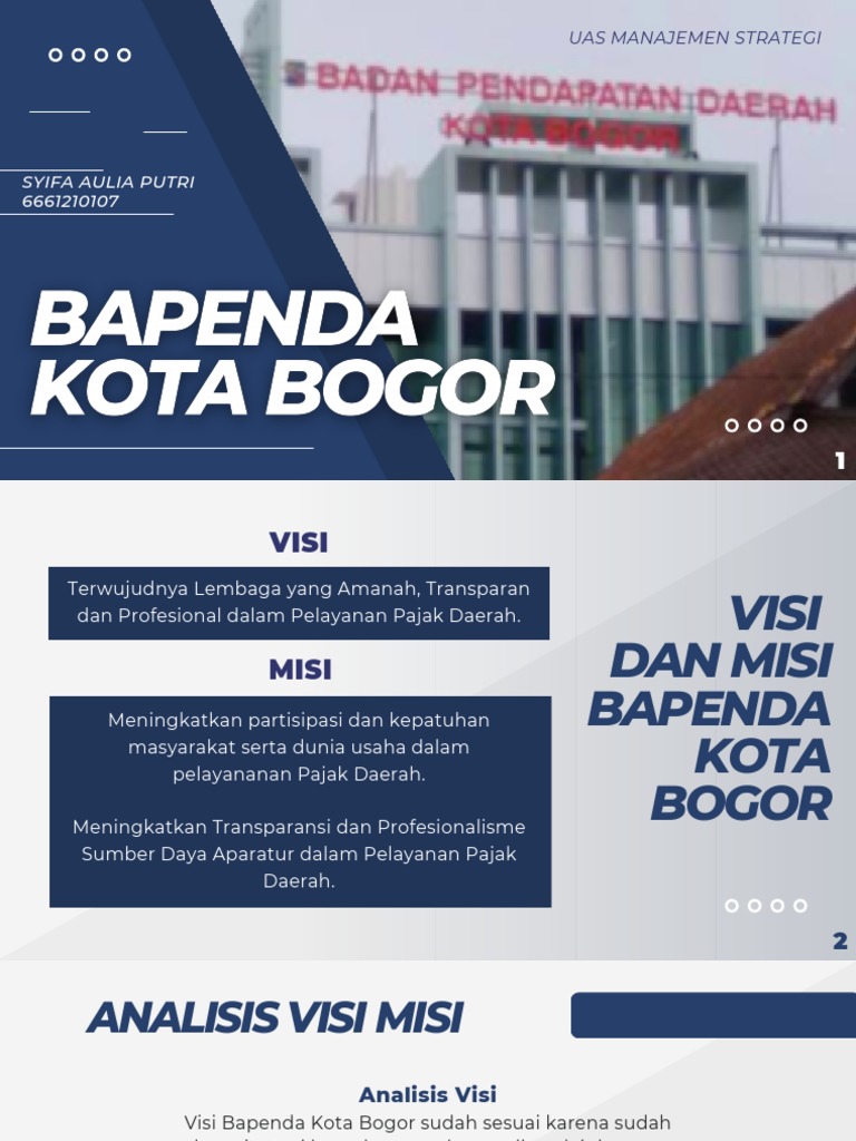 Analisis Bapenda Kota Bogor | PDF