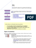 DNA and Mutations