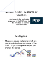Types of Mutations