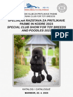 CATALOG Specialna CAC Razstava Za Pritlikave Pasme in Kodre Special CAC Show For Toy Breeds and Poodles 22 04 2023