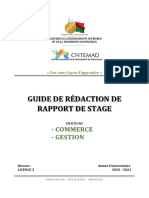 Guide de Redaction L3 Commerce Et Gestion