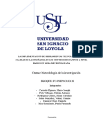 Metodología de La Investigación