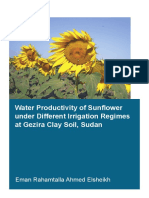 Water Productivity of Sunflower Under Different I-Wageningen University and Research 358024
