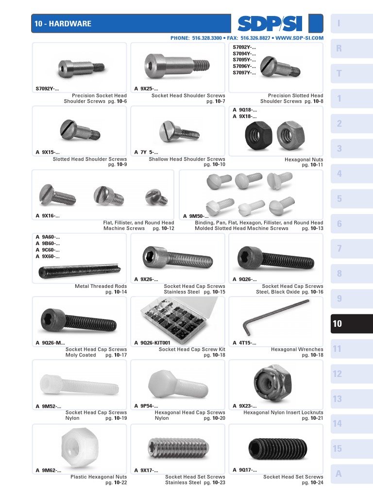 Hardware | PDF | Screw | Washer (Hardware)