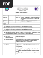 FILIPINO 4 COT LESSON PLAN 4th QUARTER | PDF