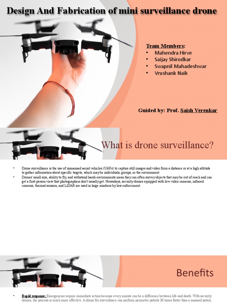 Design and Fabrication of Mini Surveillance Drone Presentation Circuit Diagram