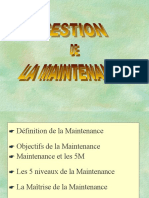 Gestion de La Maintenance