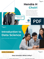 V3.0 - Introduction To Data Science - 1 - Data Scientist - What - Why