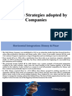 Corporate Strategies Adopted by Companies