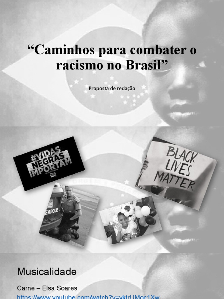 Caminhos para Combater o Racismo No Brasil | PDF | Racismo ...
