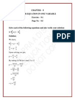 Linear Equation