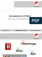 GNOMEASIA2014 - Introduction To DBus