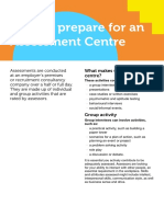 Assessment Centre Tips