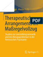 Therapeutische Arrangements Im Maßregelvollzug: Werner Vogd Martin Feißt