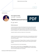 Pipeline Procurement Process - SAP Blogs