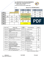 3rd Sem Class TT - 2022-23 - ODD