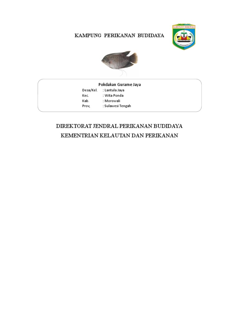Kampung Perikanan Budidaya Pdf