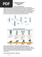 MOBILE NETWORKS Handout