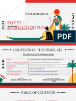 History Subject For High School - Egypt Revolution Day by Slidesgo