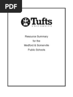 Download Tufts Resources for MPS by Medford Public Schools and City of Medford MA SN65179367 doc pdf