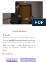 Artículo de Opinión