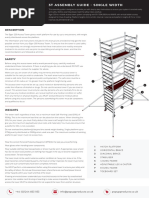 MI Tower Assembly and Safety Guide | PDF | Scaffolding | Door