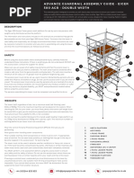 MI Tower Assembly and Safety Guide | PDF | Scaffolding | Door