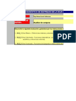 Prueba Diagnóstico de Destrezas en La Hoja de Cálculo Excel