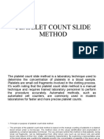 Platelet Count Slide Method