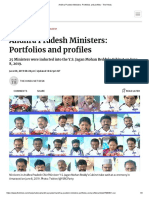 Andhra Pradesh Ministers - Portfolios and Profiles - The Hindu