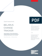 Belarus Change Tracker: Expert Assessments