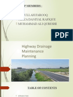 Highway Drainage Maintenance Planning