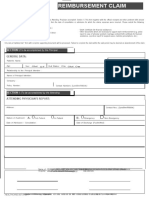 Cocolife Healthcare Reimbursement Form | PDF | Patient | Medical Record