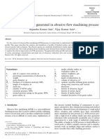 Simulation of Surface Generated in Abrasive Flow Machining Process