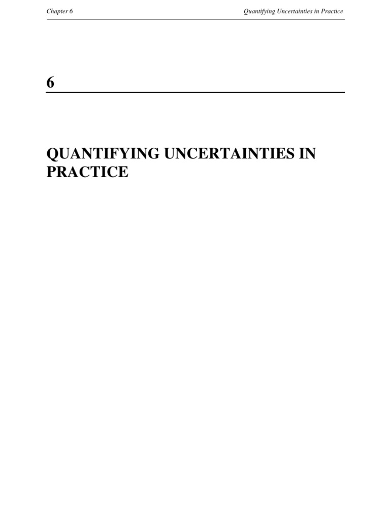 6 Uncertainty | PDF