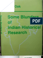 Some Blunders of Indian Historical Research - P N Oak