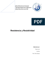 Informe Resistencia y Resistividad Paula León