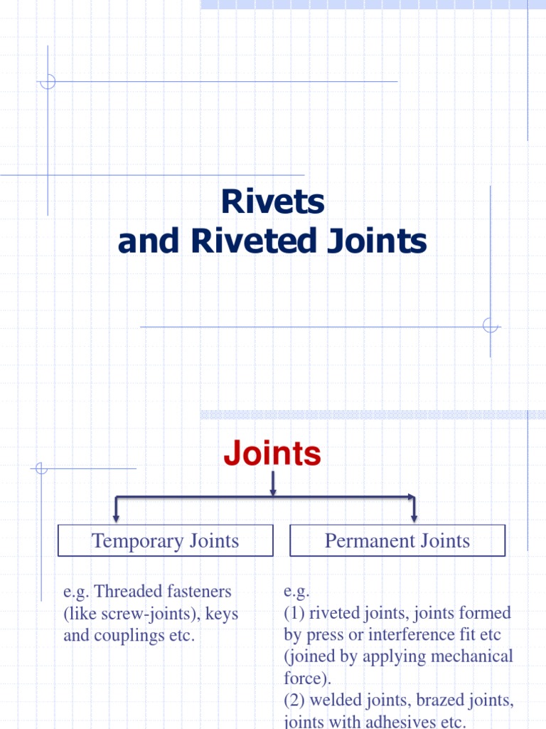 Rivets and Riveted Joints PDF