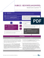 Rubrics Nederlands Spreken 1F