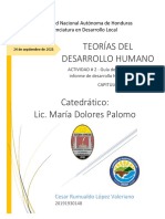 Actividad 2 - Guía de Estudio Sobre El Informe de Desarrollo Humano de 1990, Tercer Capítulo
