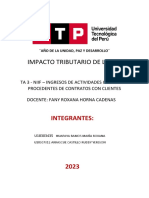 TA 3 - NIIF 15 Ingresos de Actividades Ordinarias Procedentes de Contratos Con Clientes