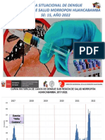 Sala Situacional de Dengue Sub Region de Salud Morropon Huancabamba SE: 15, AÑO 2022
