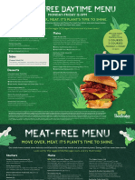 Beefeater Meat Free Menu