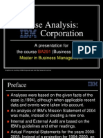 IBM Corporation A Case Analysis