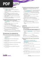 Make, Let, and Be Allowed To Exercises | PDF