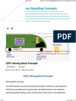 CBTC Moving Block Principle - Railway Signalling Concepts