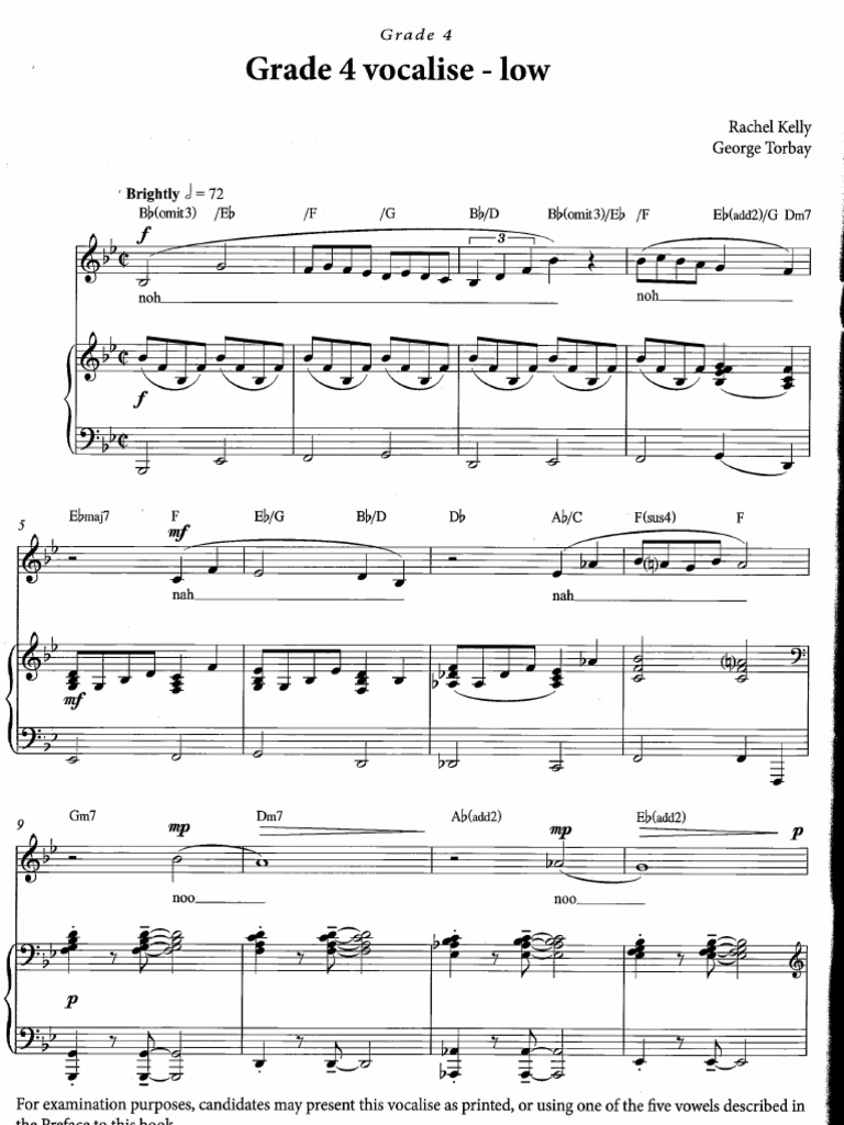 Low Vocalise Musical Theatre PDF